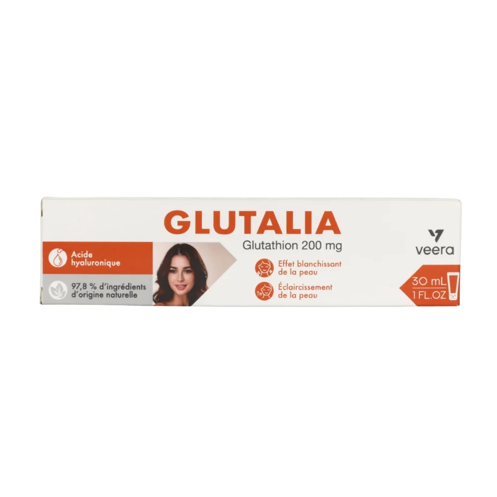 veera-glutalia-glutathion-200mg-creme-30ml.jpg Étui orange et blanc crème Glutalia Veera glutathion 200 mg 30 ml