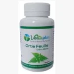 Pilulier blanc Vertuplus Ortie Feuille Urtica dioica 90 gélules avec feuilles d'ortie