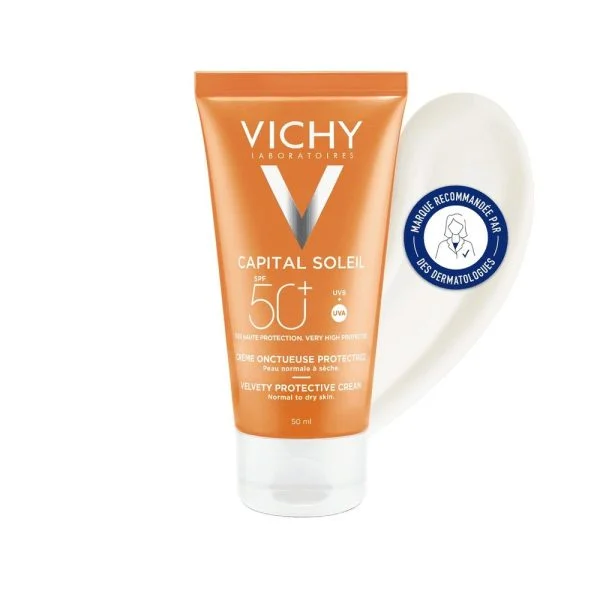 Vichy Capital Soleil Crème Onctueuse Protectrice SPF50+ 50ml – photo 2
