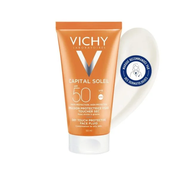 Vichy Capital Soleil Émulsion Toucher Sec SPF50 50ml – photo 2