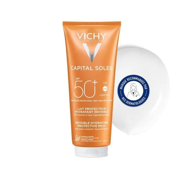 Vichy Capital Soleil Lait Protecteur Hydratant Invisible SPF50+ 300ml – photo 2