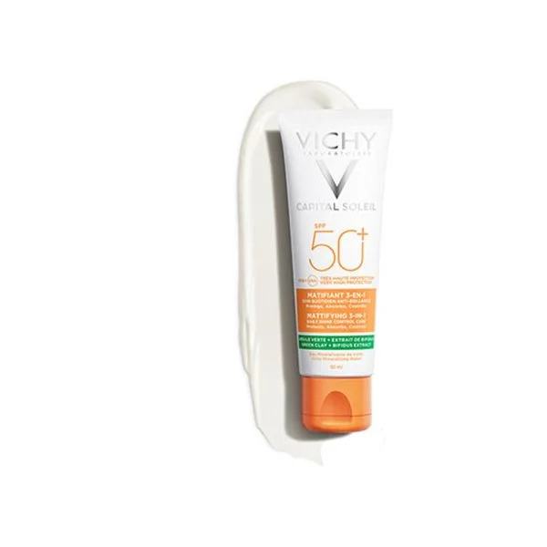 Vichy Capital Soleil Matifiant 3en1 Anti-Brillance SPF50+ 50ml – photo 2