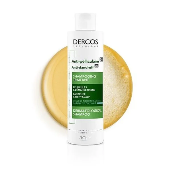 Vichy Dercos DS Shampoing Traitant Anti-Pelliculaire Cheveux Normaux à Gras 200ml – photo 2