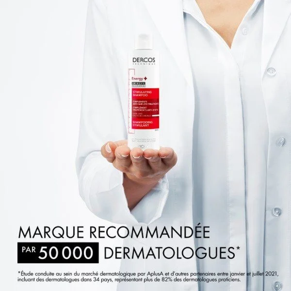 Vichy Dercos Énergisant Shampoing Stimulant Complément Anti-Chute 400ml – photo 2