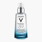Flacon pompe bleu Vichy Minéral 89 booster quotidien fortifiant et repulpant 50 ml