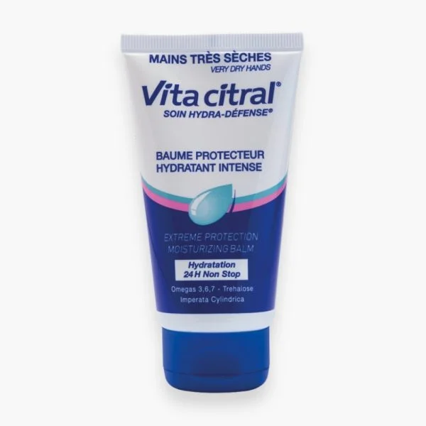 Vita Citral Soin Hydra-Defense Baume Protecteur Hydratant Intense Mains Très Sèches 75ml