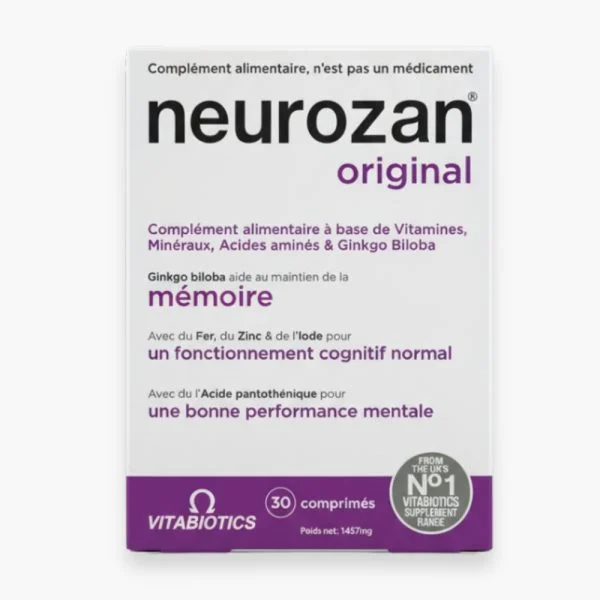 Vitabiotics Neurozan Original Mémoire & Fonctions Cognitives 30 Comprimés