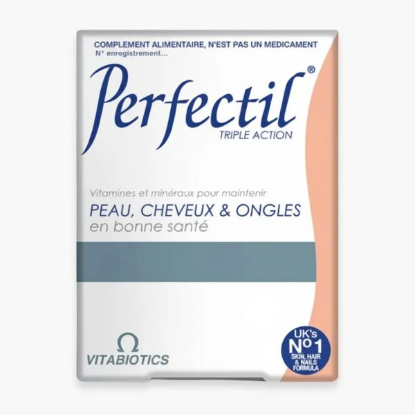 Vitabiotics Perfectil Triple Action Peau, Cheveux & Ongles 30 Comprimés
