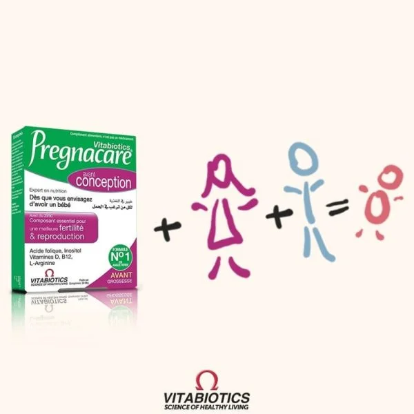 Vitabiotics Pregnacare Avant la Conception Fertilité & Reproduction 30 Comprimés – photo 2