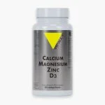 Flacon Calcium Magnésium Zinc D3 Vit'all+ étiquette grise 90 comprimés