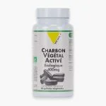 Flacon Charbon végétal activé bio Vit'all+ gélules noires 400 mg