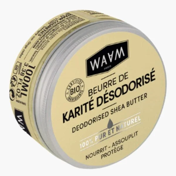 Waam Beurre De Karité Désodorisé Nourrissant Bio 100ml