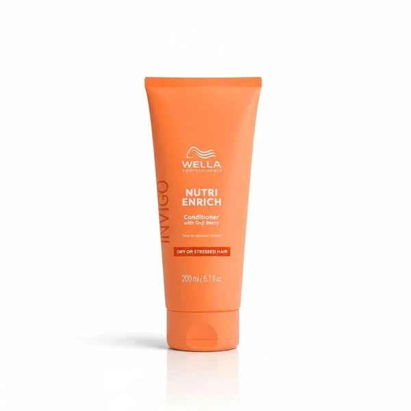 Tube orange d'après-shampoing Wella Invigo Nutri Enrich aux baies de goji 200 ml