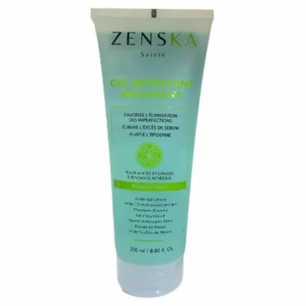 Zenska Gel Nettoyant Moussant Purifiant 250ml