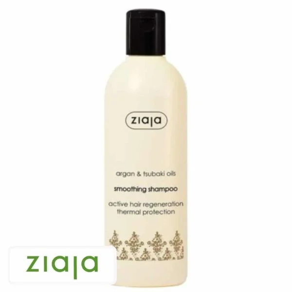 Ziaja Argan Et Tsubaki Oils Shampoing Lissant Protection Chaleur 300ml