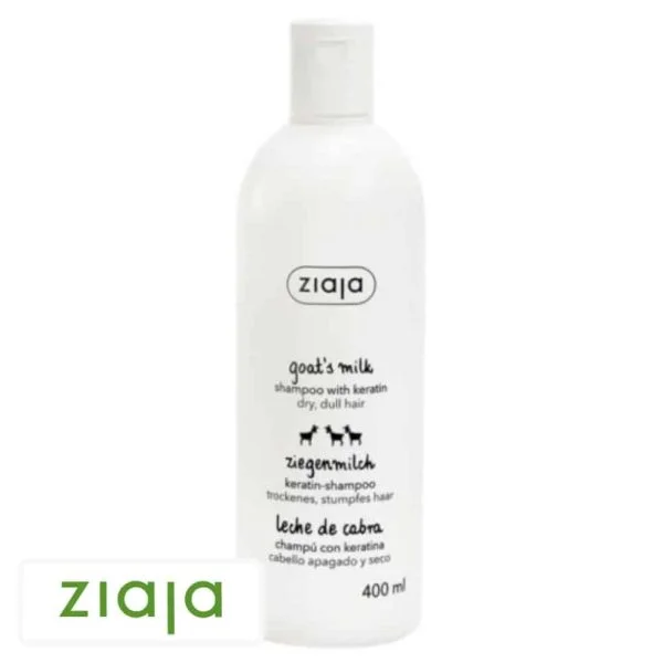 Ziaja Goat’s Milk Shampoing Fortifiant À La Kératine 400ml