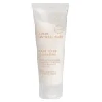 Tube translucide Ziaja Natural Care Face Scrub Cleansing, inscriptions cuivrées
