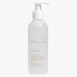 Flacon-pompe blanc Ziaja Natural Care Face Gel, inscriptions cuivrées