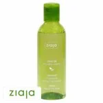 Flacon vert translucide Ziaja Olive Oil micellar water, bouchon vert