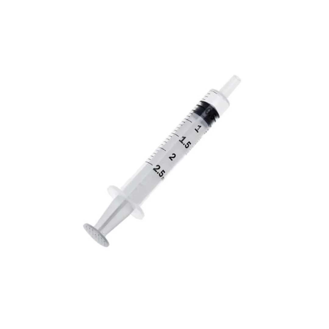 RR-seringue-2.5ml.jpg Seringue doseuse orale RR en plastique transparent, graduée, sans aiguille