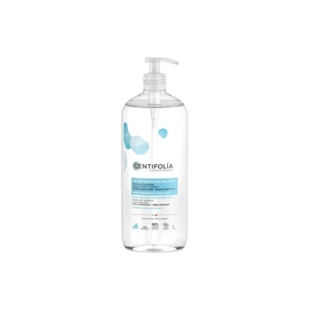 centifolia-gel-moussant-neutre-3en1-prebiotics-1l.jpg Grand flacon pompe transparent Centifolia gel moussant neutre 3 en 1