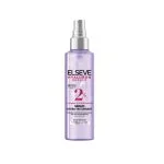 Flacon spray violet Elseve Hyaluron Repulp sérum hydra-texturisant 150 ml sans rinçage