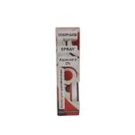 Étui rouge et blanc Eosipharm, spray solution aqueuse à 2 %