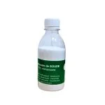 Flacon plastique transparent de bicarbonate de soude 100 % alimentaire