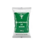 Sachet vert et blanc de bicarbonate de soude 250 g