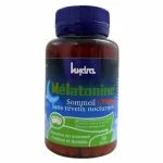 Flacon ambré étiquette bleue Hydra Mélatonine sommeil 36 gélules