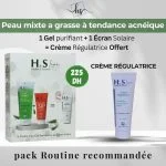 Coffret H&S Line gel purifiant, écran solaire SPF50+ et crème régulatrice