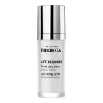Flacon pompe verre dépoli Filorga Lift-Designer sérum ultra-liftant tenseur intensif