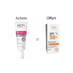 Pack ACM Dépiwhite Advanced crème anti-taches achetée et écran solaire SPF 50+ offert