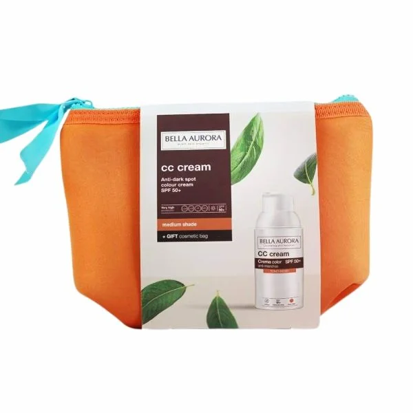 🎁 Pack 🎁 BELLA AURORA CC Creme Medium Spf50+ 30ml Trousse