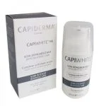 Étui et flacon pompe Capiderma Capiwhite HQ soin dépigmentant 30 ml