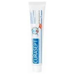 Tube blanc et bleu dentifrice gel Curasept ADS 720 chlorhexidine