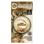 Étui D-Cap coloration permanente 8 blond clair sans ammoniaque, chevelure blond clair