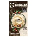 Étui D-Cap coloration permanente 5 châtain clair sans ammoniaque, chevelure châtain clair