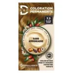 Étui D-Cap coloration permanente 7.3 blond doré sans ammoniaque, chevelure blond doré
