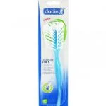 Goupillon Dodie bleu et vert sous blister, brosse et pince tétine