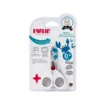 Ciseaux Farlin Doctor.J bouts arrondis sous blister décor crabes bleus