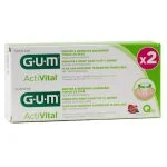 Étui lot de deux dentifrices GUM ActiVital Sunstar au coenzyme Q10