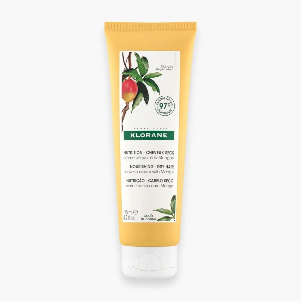 klorane-mangue-creme-de-jour-nutrition-125ml.jpg Tube jaune Klorane crème de jour nutrition à la Mangue 125 ml