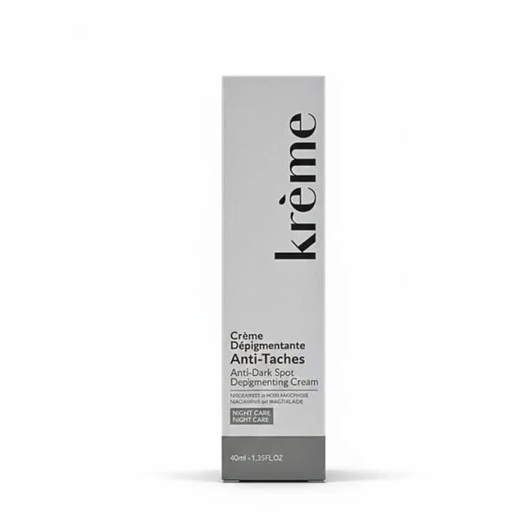 Boîte grise Krème crème dépigmentante anti-taches soin de nuit 40 ml