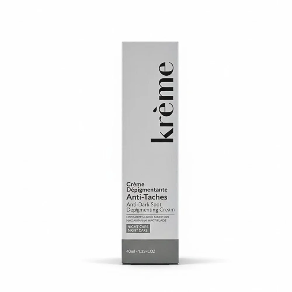 kreme-creme-depigmentante-anti-taches-40ml.jpg Boîte grise Krème crème dépigmentante anti-taches soin de nuit 40 ml