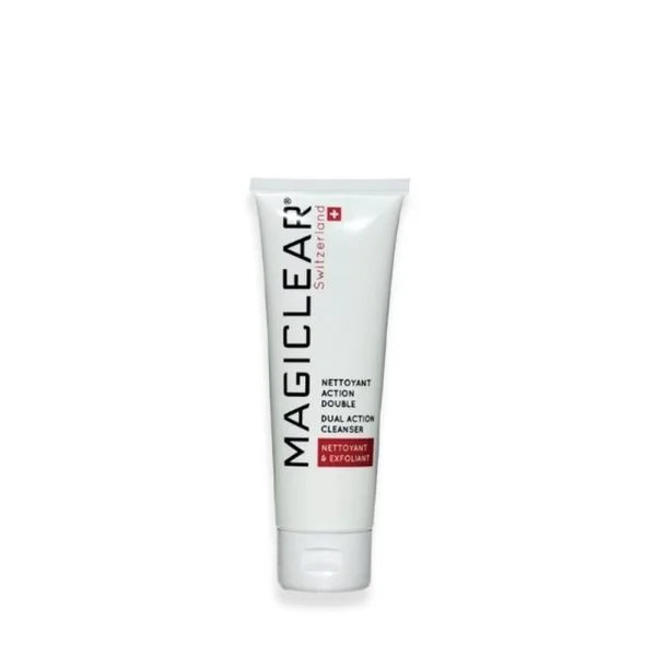 Tube blanc Magiclear nettoyant action double, visage 100 ml