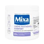 Pot blanc et violet Mixa crème panthénol confort nourrissante anti-démangeaisons