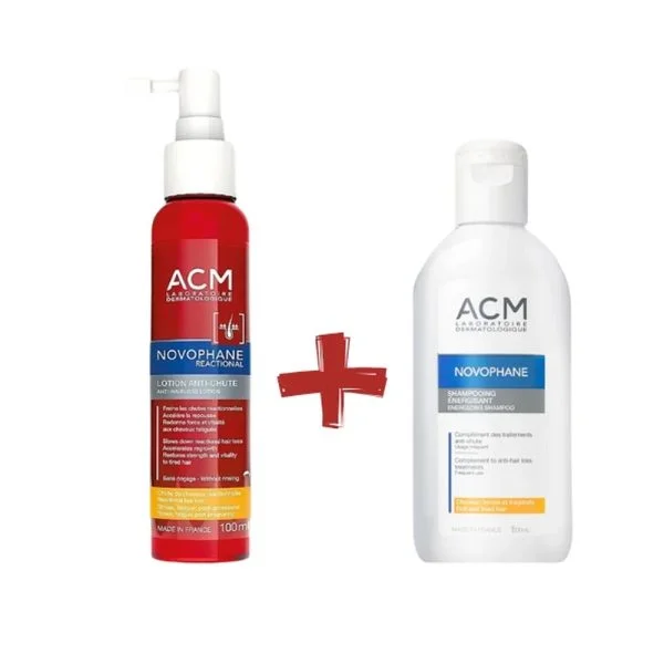 🎁 Pack 🎁 ACM Novophane Lotion Reactional 100ml+Shamp Energisant Pack