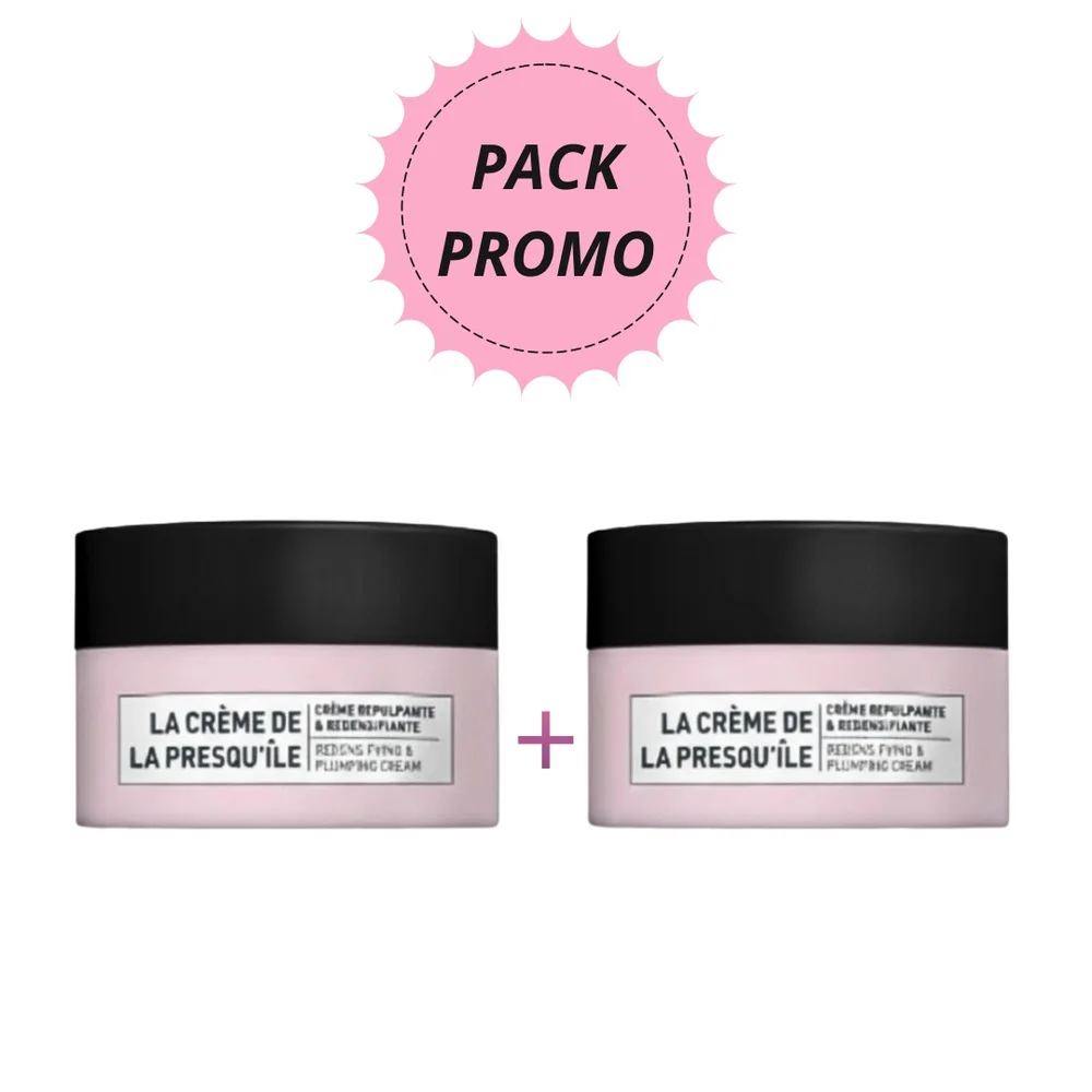 pack-algologie-duo-pack-creme-repulpante-redens-x2-50ml.jpg Deux pots Algologie La Crème de la Presqu'île roses avec badge pack promo