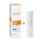 Étui Avène solaire anti-âge SPF50 40 ml et spray Eau Thermale